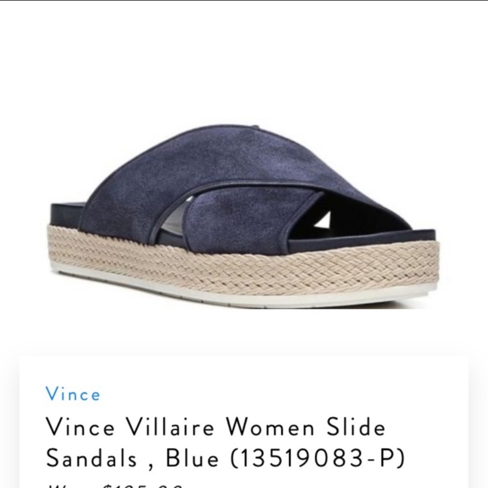 Vince suede slip in slippers. Brand new with box - Picture 2 of 8